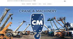 Desktop Screenshot of craneandmachinery.com