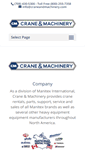 Mobile Screenshot of craneandmachinery.com